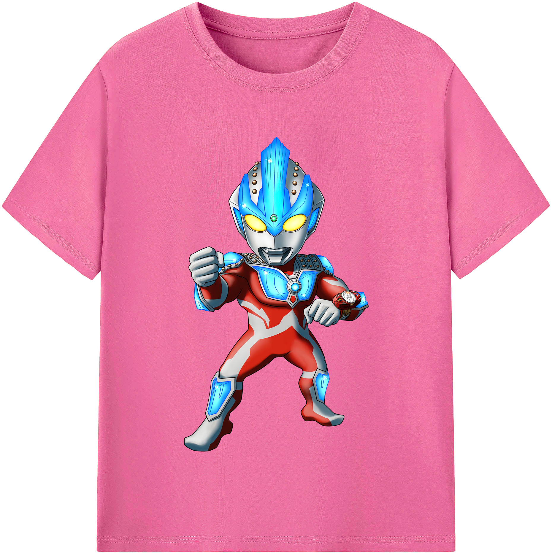 （画像用） ウルトラマン Ultraman レディースカジュアルプリントTシャツ（綿100％）